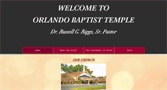 Desktop Screenshot of orlandobaptisttemple.com